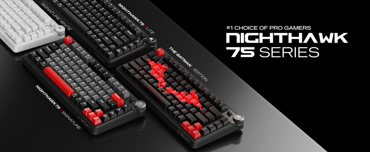 Nighthawk 75 Series gaming keyboards: #1 Choice of Pro Gamers