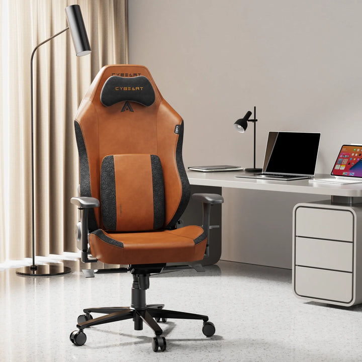 NEO Vintage gaming chair at a desk