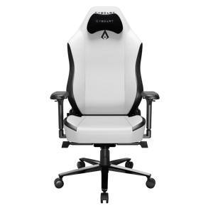 Cybeart Apex Series - Arctic White Gaming Chair, front view