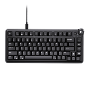 Cybeart Nighthawk 75 Lite Black gaming keyboard, top view