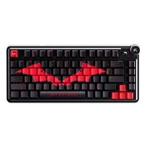 Cybeart Nighthawk 75 The Batman gaming keyboard, top view