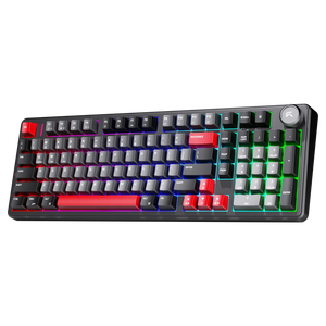 Cybeart Akula 99 Signature Edition gaming keyboard, angled view