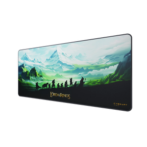 Cybeart The Lord of the Rings gaming mouse pad, 900 MM (XXL) Desk Mat, Rapid Series, angled view