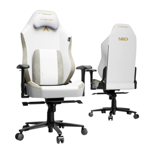 Cybeart NEO Series - Lunar Edition Gaming Chair, front and rear three-quarter view