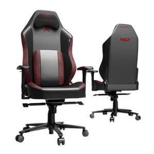 Cybeart NEO Series - Stealth Edition Gaming Chair, front and rear three-quarter view