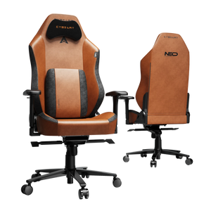 Cybeart NEO Series - Vintage Edition Gaming Chair, front and rear three-quarter view