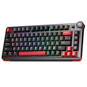 Cybeart Nighthawk 75 Signature Edition gaming keyboard, angled view