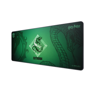 Cybeart Slytherin gaming mouse pad, 900 MM (XXL) Desk Mat, Rapid Series, angled view