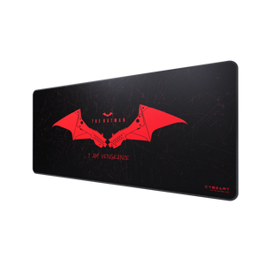 Cybeart The Batman gaming mouse pad, 900 MM (XXL) Desk Mat, Rapid Series, angled view