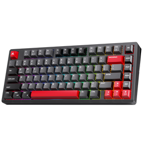 Cybeart X75 Rhino Signature Edition gaming keyboard, angled view