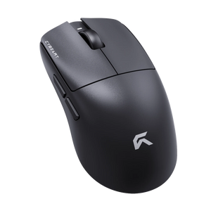 Cybeart Xeus Black gaming mouse, angled view