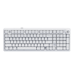 Cybeart Akula 99 White gaming keyboard, top view