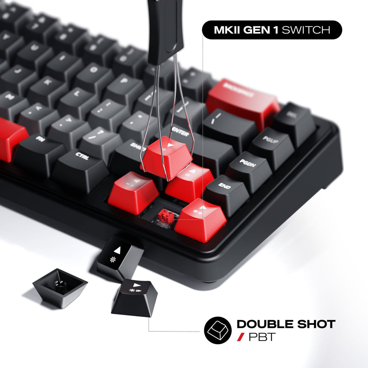 Akula 65 | Compact 65% Tri-Mode Gaming Keyboard