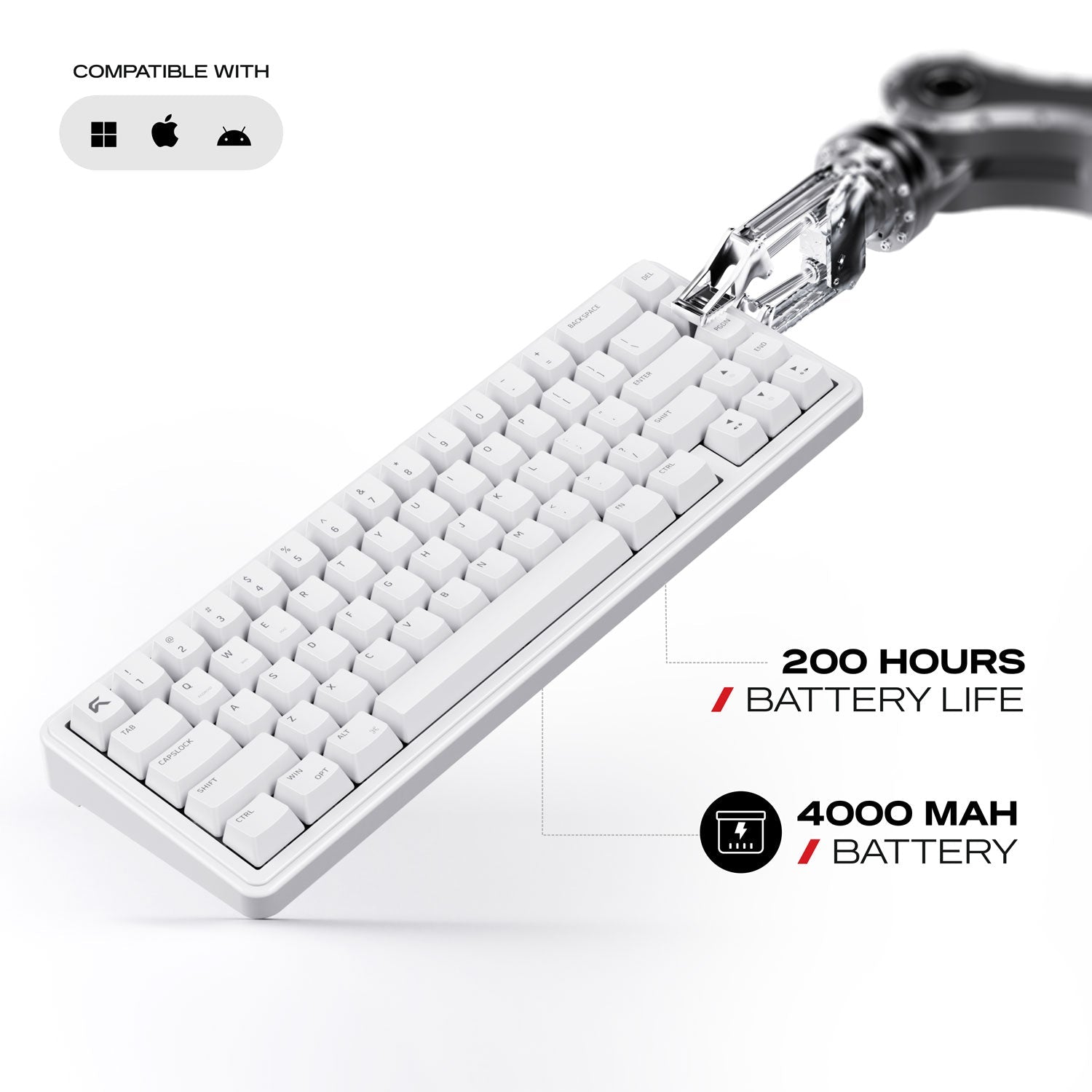 kusatta e ソフビ Cybeart | Akula 65 Compact 65% Tri-Mode Gaming Keyboard – Cybeart US
