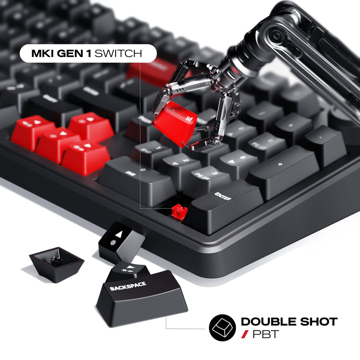 Akula 99 | Compact Full-Size Tri-Mode Gaming Keyboard
