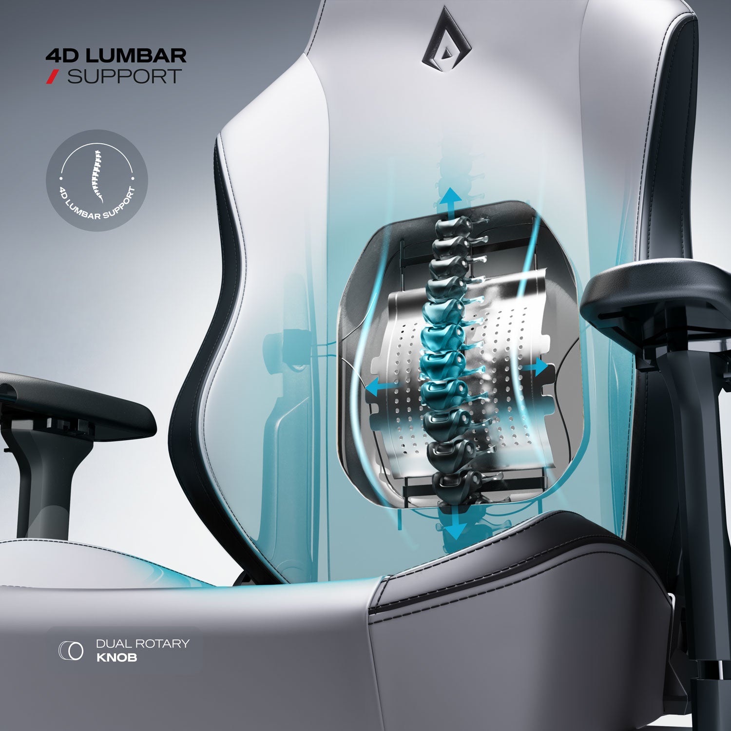 X11 Gray Gaming Chair | Apex Series Chairs | Cybeart