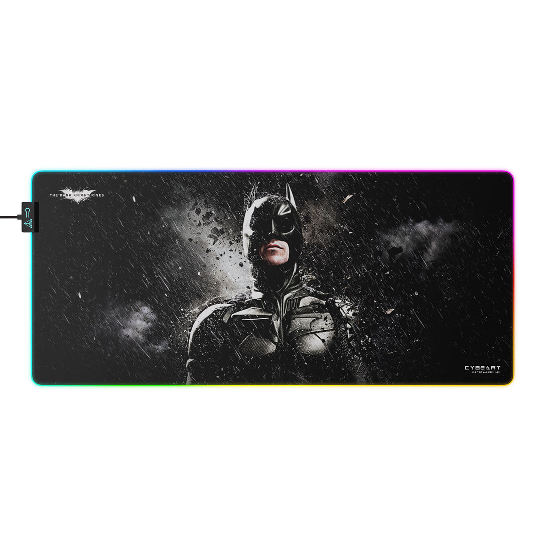 Cybeart Batman - The Dark Knight Rises Gaming Mouse Pad - XXL 900mm RGB