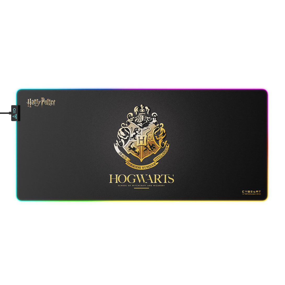Cybeart Hogwarts - Harry Potter Gaming Mouse Pad - XXL 900mm RGB