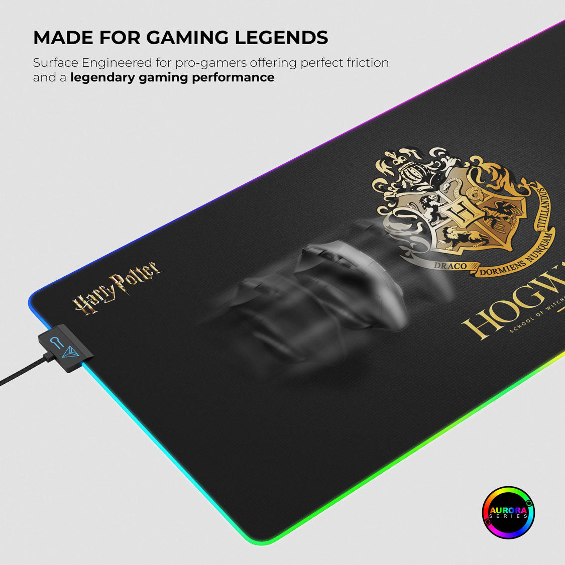 Hogwarts Gaming Mouse Pad | Harry Potter Mouse Pads | Cybeart