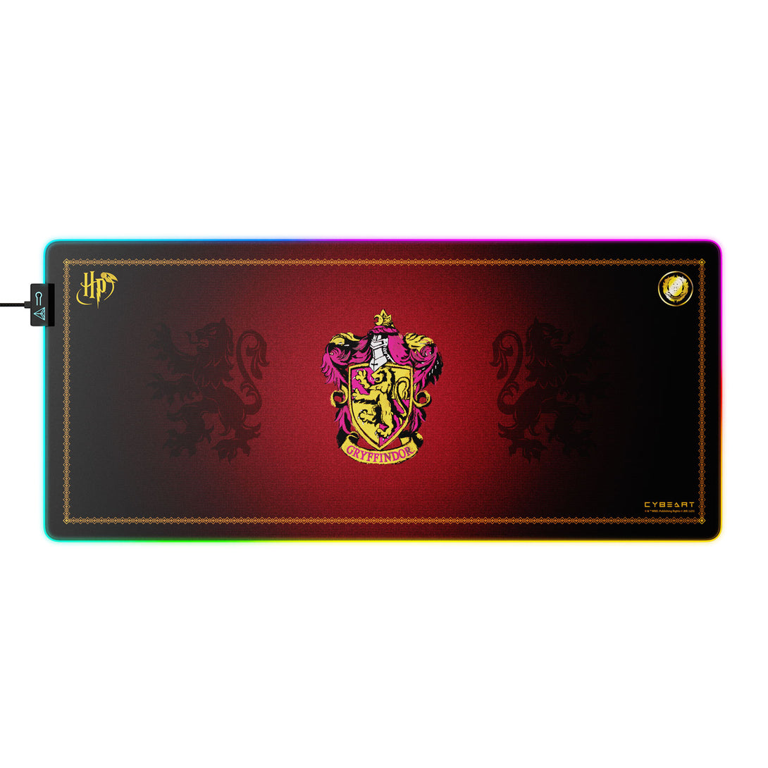 Cybeart Gryffindor Classic - Harry Potter Gaming Mouse Pad - XXL 900mm RGB