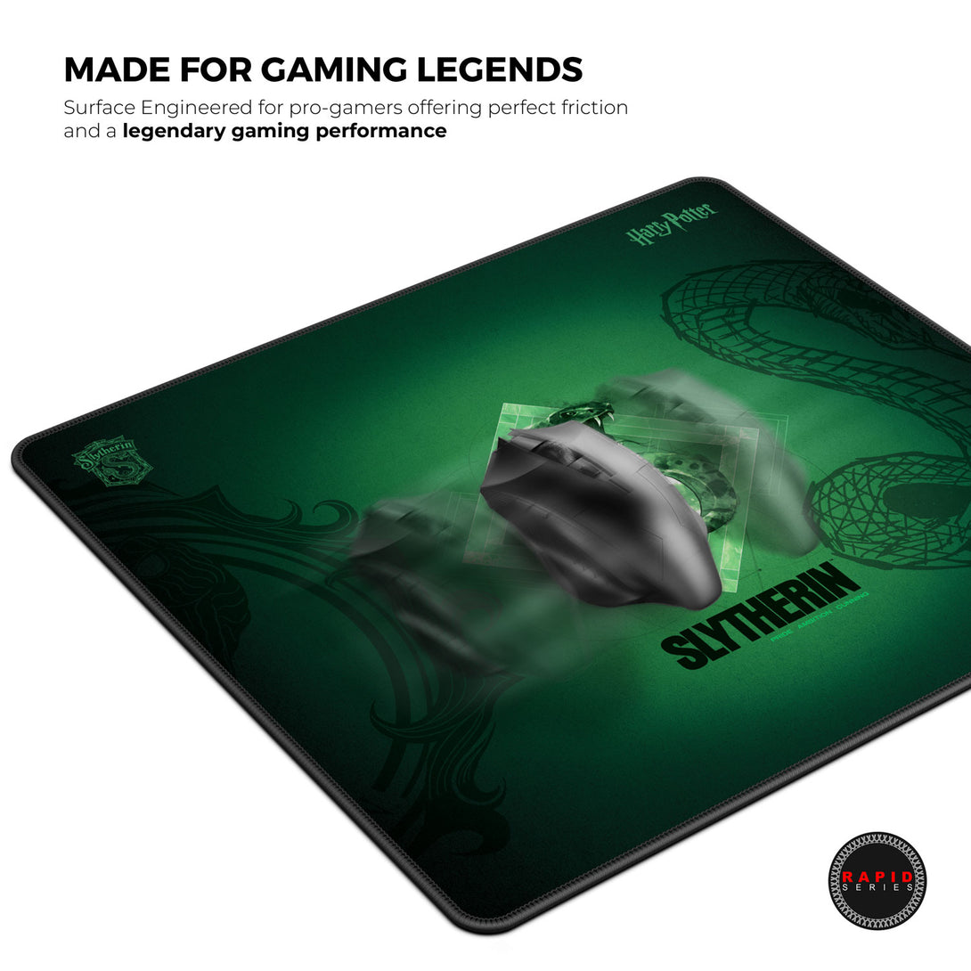 Cybeart Slytherin - Harry Potter Gaming Mouse Pad - Large 450mm