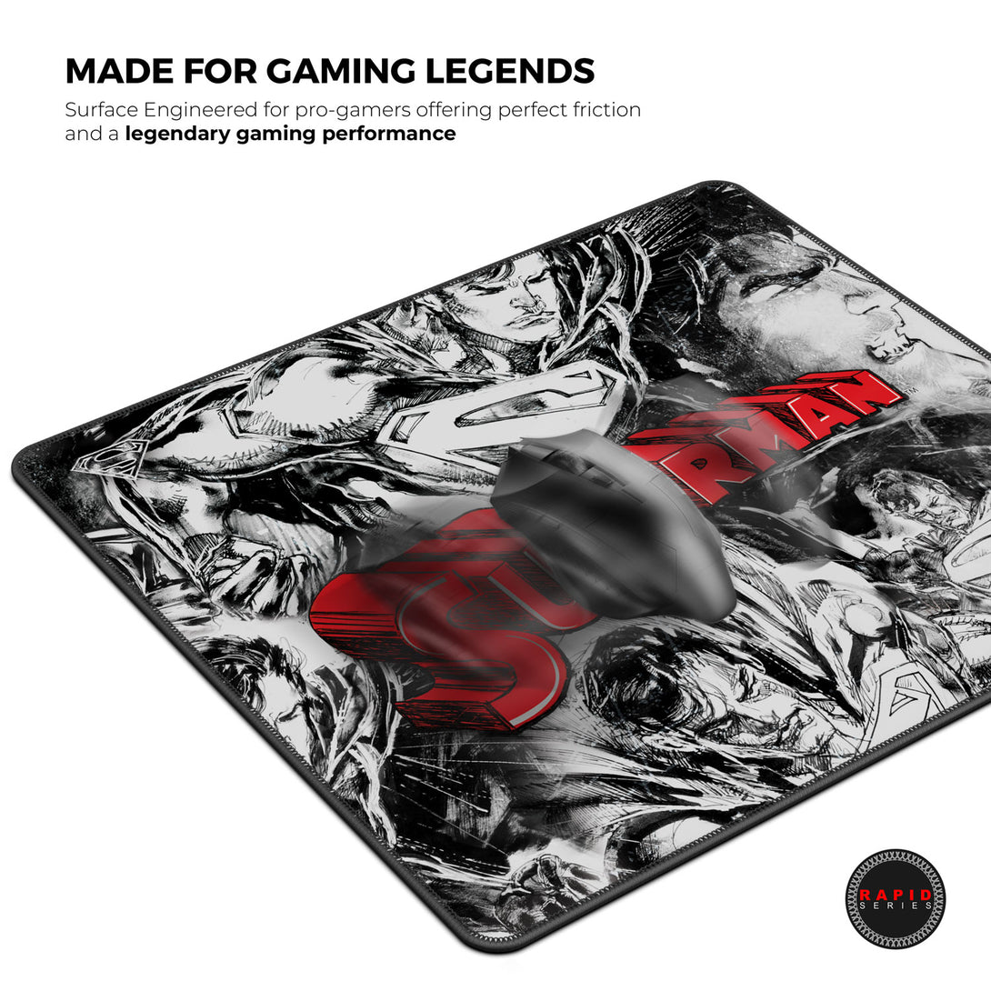 Cybeart Superman Jim Lee Edition Gaming Mouse Pad - Large 450mm