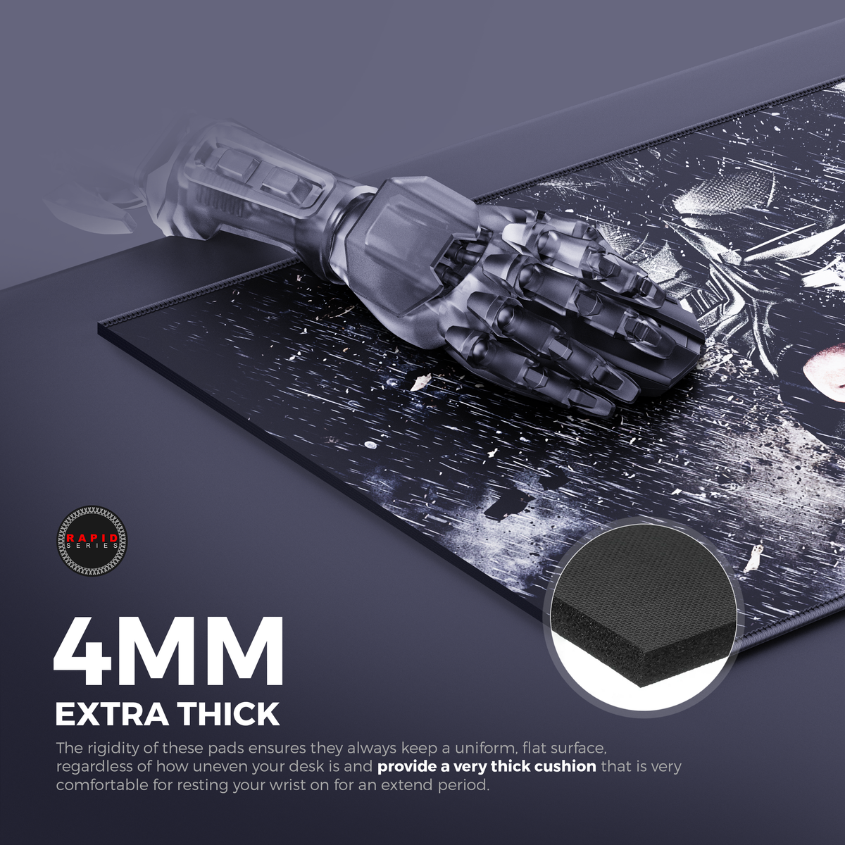 4mm Thick for Comfort and Stability
