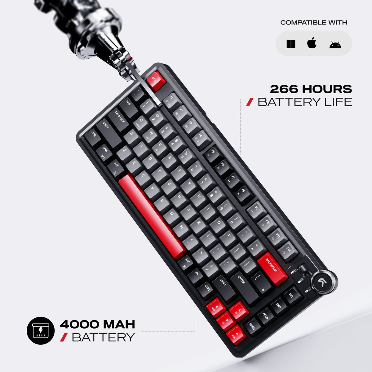 Nighthawk 75 | TKL Tri-Mode Gaming Keyboard