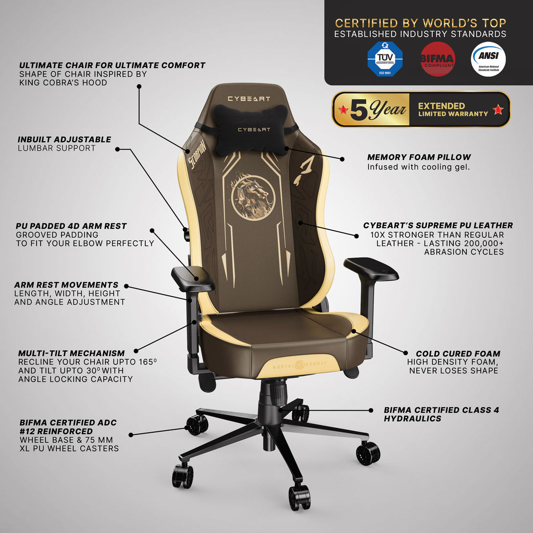 Scorpion Gaming Ultimate Gaming Chair Price Cluvens Scorpion Chair