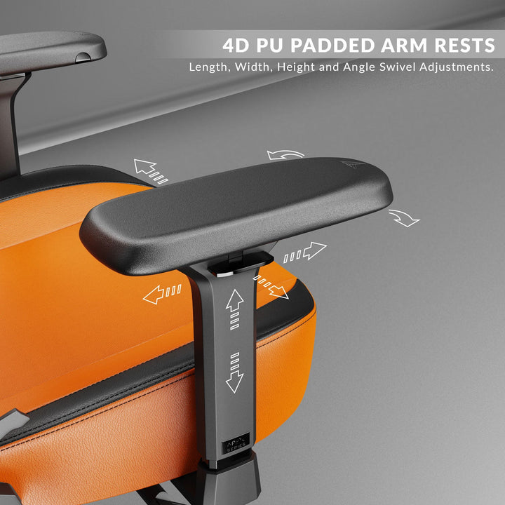 Cybeart Apex Series Arancio Orange Gaming Chair