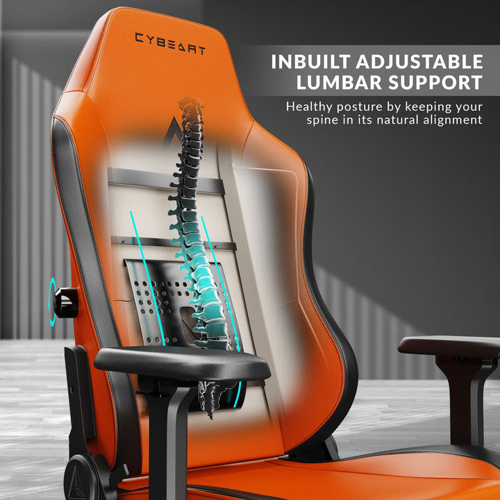Cybeart Apex Series Arancio Orange Gaming Chair