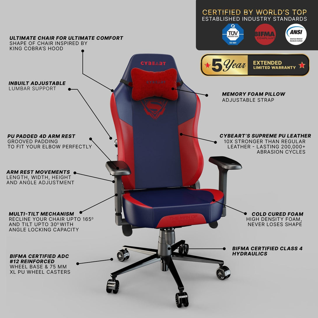 Cybeart Superman Gaming Chair