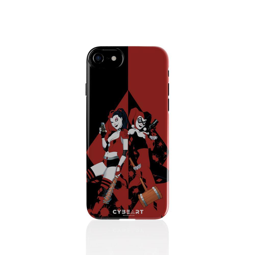 Harley Quinn with SideKick Phone Case DC Comics Phone Case Cybeart