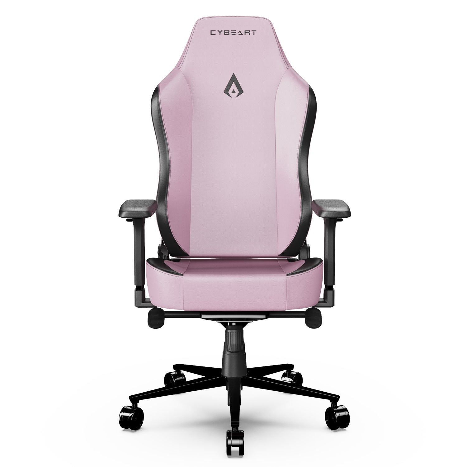 Hot pink and black gaming online chair